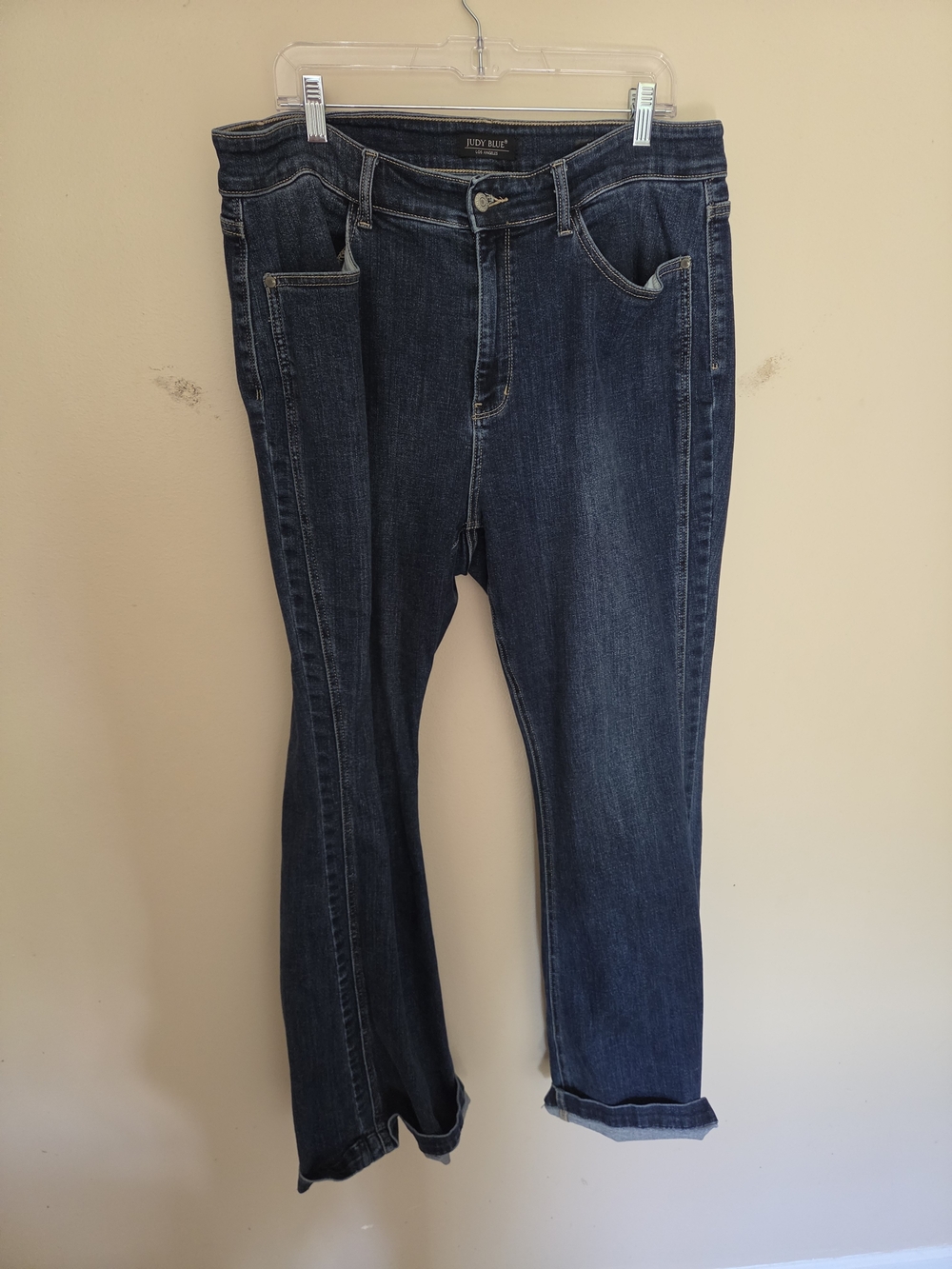 Judy Blue Women's Dark Blue Flare Cut Jeans